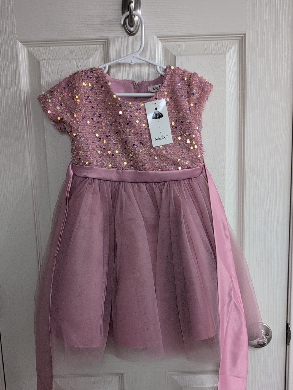 Pink Sparkle Tulle Party Dress